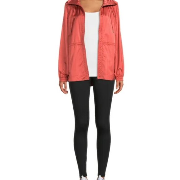 Avia Lifestyle Rain Jacket Clay Brick Medium Size 8-10 - Picture 2 of 7